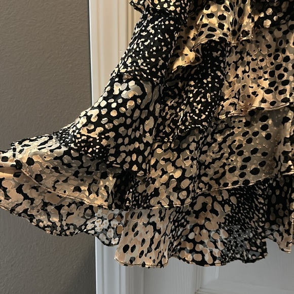 Rachael Zoe Spaghetti strap ruffle dress size 4 - Picture 10 of 11